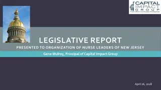 New Jersey Legislative Overview and Priorities