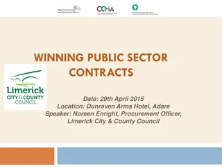 WINNING PUBLIC SECTOR CONTRACTS