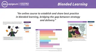 Establishing Best Practices in Blended Learning