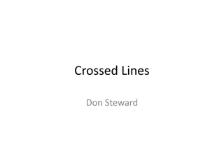 Crossed Lines Geometry Exploration