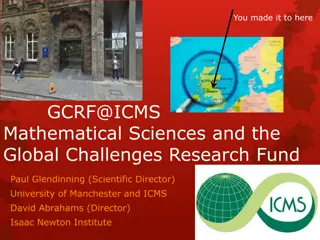 Advancing Mathematical Sciences for Global Challenges