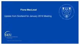 Fiona MacLeod Update: Nursing Education and Recruitment in Scotland