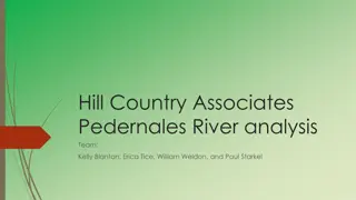 Hill Country Associates Pedernales River Analysis