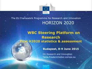 Analysis of EU Research Funding in WBCs