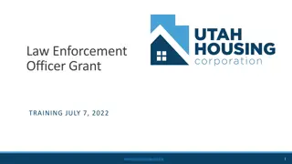 Utah Law Enforcement Officer Grant Training
