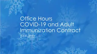 Office Hours COVID-19 Adult Immunization Contract
