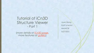 Tutorial of iCn3D  Structure Viewer