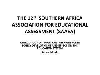 Political Interference in Policy Development and Its Impact on Education