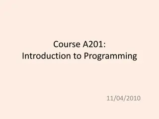 Introduction to Programming: Functions and Sequences Recap