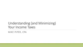 Maximizing Income Tax Savings