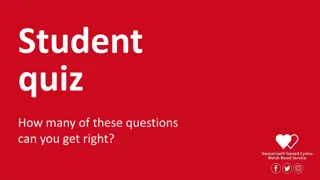 Student quiz