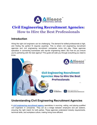 Civil Engineering Recruitment Agencies_ How to Hire the Best Professionals