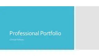 Professional Portfolio