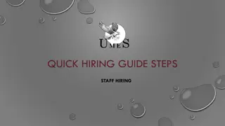 QUICK HIRING GUIDE STEPS