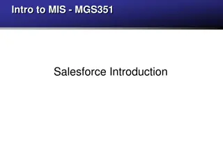 Salesforce Introduction