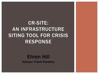 CR-SITE: An Infrastructure Siting Tool for Crisis Response