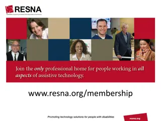 Join RESNA: Networking, Career Advancement, & Impact