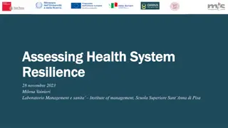 Building Measures for Health System Resilience in Europe