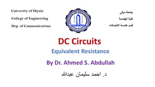 DC Circuits Equivalent Resistance Examples