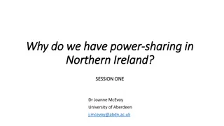 Power Sharing in Northern Ireland: The Path to Inclusive Governance
