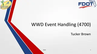 WWD Event Handling (4700)