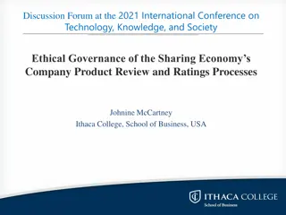 Ethical Governance of Sharing Economy Product Review Processes