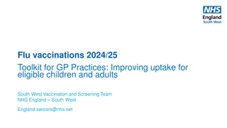 Flu vaccinations 2024/25