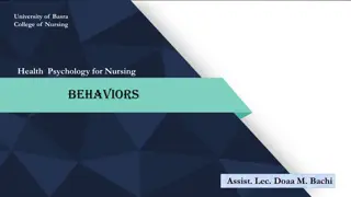 Basra Nursing College: Understanding Health Behaviors
