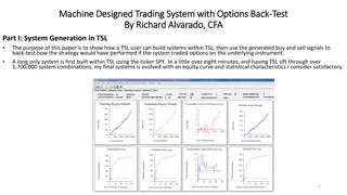 Machine Designed Trading System with Options Back-Testing