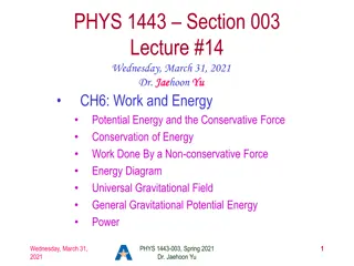 Gravitational and Elastic Potential Energy Principles