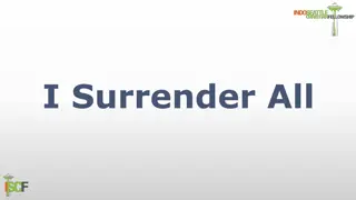 Surrender All to Jesus - Daily Devotion and Worship