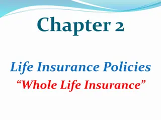Whole Life Insurance Policies: Nature, Benefits, and Limitations