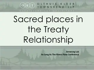 Sacred places in  the Treaty