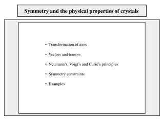 Symmetry and Physical Properties of Crystals: Transformation and Vectors