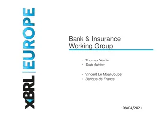 Bank & Insurance  Working Group