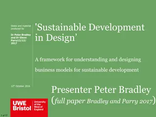 A Framework for Sustainable Business Models