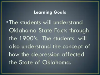 Oklahoma State Facts Through the Decades