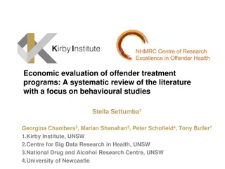 Economic Evaluation of Offender Treatment Programs: A Systematic Review