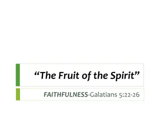 “The Fruit of the Spirit”