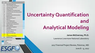 Tools for Quantitative Uncertainty Assessment in Applications