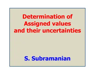 Assigned Values and Uncertainties in Measurement