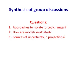 Approaches to Isolate Forced Changes