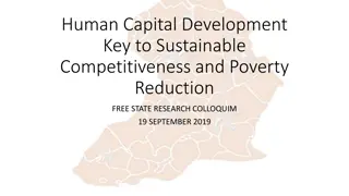 Human Capital Development: Key to Sustainable Competitiveness