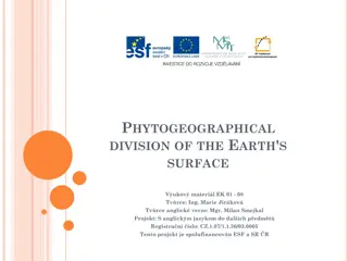 Phyto geographical Division of Earth's Surface Exploration