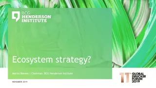 Ecosystem strategy?