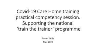 COVID-19 Care Home Training: Practical Competency Session