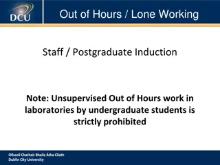 Out of Hours Lone Working Policy