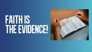 Faith in Hebrews 11:1