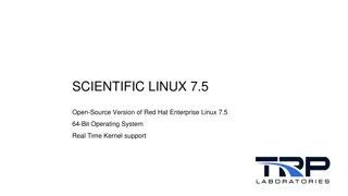 SCIENTIFIC LINUX 7.5