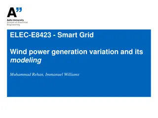 Smart Grid Wind Power Generation Variation